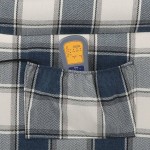 vidaXL Fotoliu de masaj rabatabil, albastru, material textil