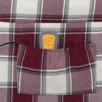 vidaXL Fotoliu de masaj rabatabil, roșu, material textil