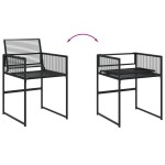 vidaXL Set mobilier de grădină, 9 piese, poliratan vidaXL Set mobilier de grădină, 9 piese, poliratan