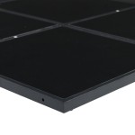 vidaXL Set mobilier de grădină, 5 piese, cu perne, negru, textilenă vidaXL Set mobilier de grădină, 5 piese, cu perne, negru, textilenă