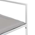 vidaXL Set mobilier de grădină, 11 piese, cu perne, alb, textilenă vidaXL Set mobilier de grădină, 11 piese, cu perne, alb, textilenă