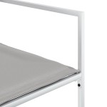 vidaXL Set mobilier de grădină, 13 piese, cu perne, alb, textilenă vidaXL Set mobilier de grădină, 13 piese, cu perne, alb, textilenă