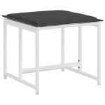 vidaXL Set mobilier de grădină, 13 piese, cu perne, alb, textilenă vidaXL Set mobilier de grădină, 13 piese, cu perne, alb, textilenă