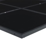 vidaXL Set mobilier de grădină, 11 piese, negru, textilenă vidaXL Set mobilier de grădină, 11 piese, negru, textilenă