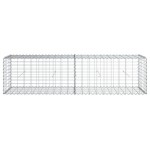 vidaXL Coș gabion cu capac, 200x50x50 cm, fier galvanizat vidaXL Coș gabion cu capac, 200x50x50 cm, fier galvanizat
