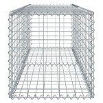 vidaXL Coș gabion cu capac, 200x50x50 cm, fier galvanizat vidaXL Coș gabion cu capac, 200x50x50 cm, fier galvanizat