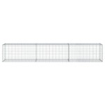 vidaXL Coș gabion cu capac, 300x50x50 cm, fier galvanizat vidaXL Coș gabion cu capac, 300x50x50 cm, fier galvanizat