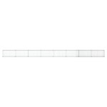 vidaXL Coș gabion cu capac, argintiu, 800x50x50 cm, fier galvanizat vidaXL Coș gabion cu capac, argintiu, 800x50x50 cm, fier galvanizat