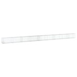vidaXL Coș gabion cu capac, argintiu, 900x50x50 cm, fier galvanizat vidaXL Coș gabion cu capac, argintiu, 900x50x50 cm, fier galvanizat
