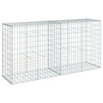 vidaXL Coș gabion cu capac, 200x50x100 cm, fier galvanizat vidaXL Coș gabion cu capac, 200x50x100 cm, fier galvanizat