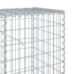 vidaXL Coș gabion cu capac, 200x50x100 cm, fier galvanizat vidaXL Coș gabion cu capac, 200x50x100 cm, fier galvanizat