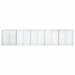 vidaXL Coș gabion cu capac, 500x50x100 cm, fier galvanizat vidaXL Coș gabion cu capac, 500x50x100 cm, fier galvanizat