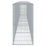 vidaXL Coș gabion cu capac, argintiu, 600x50x100 cm, fier galvanizat vidaXL Coș gabion cu capac, argintiu, 600x50x100 cm, fier galvanizat