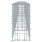 vidaXL Coș gabion cu capac, 700x50x100 cm, fier galvanizat