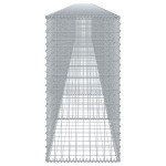 vidaXL Coș gabion cu capac, 1000x50x100 cm, fier galvanizat vidaXL Coș gabion cu capac, 1000x50x100 cm, fier galvanizat