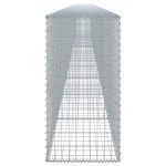 vidaXL Coș gabion cu capac, 1100x50x100 cm, fier galvanizat vidaXL Coș gabion cu capac, 1100x50x100 cm, fier galvanizat