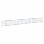 vidaXL Coș gabion cu capac, 1100x50x100 cm, fier galvanizat vidaXL Coș gabion cu capac, 1100x50x100 cm, fier galvanizat