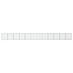 vidaXL Coș gabion cu capac, 1200x50x100 cm, fier galvanizat vidaXL Coș gabion cu capac, 1200x50x100 cm, fier galvanizat