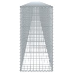 vidaXL Coș gabion cu capac, 1200x50x100 cm, fier galvanizat vidaXL Coș gabion cu capac, 1200x50x100 cm, fier galvanizat