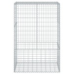 vidaXL Coș gabion cu capac, 100x50x150 cm, fier galvanizat