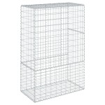 vidaXL Coș gabion cu capac, 100x50x150 cm, fier galvanizat