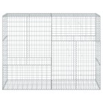 vidaXL Coș gabion cu capac, 200x50x150 cm, fier galvanizat vidaXL Coș gabion cu capac, 200x50x150 cm, fier galvanizat