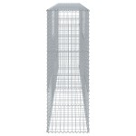 vidaXL Coș gabion cu capac, 400x50x150 cm, fier galvanizat vidaXL Coș gabion cu capac, 400x50x150 cm, fier galvanizat