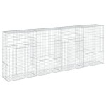vidaXL Coș gabion cu capac, 400x50x150 cm, fier galvanizat vidaXL Coș gabion cu capac, 400x50x150 cm, fier galvanizat