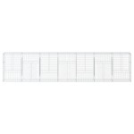 vidaXL Coș gabion cu capac, 700x50x150 cm, fier galvanizat vidaXL Coș gabion cu capac, 700x50x150 cm, fier galvanizat