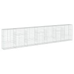 vidaXL Coș gabion cu capac, 700x50x150 cm, fier galvanizat vidaXL Coș gabion cu capac, 700x50x150 cm, fier galvanizat