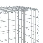 vidaXL Coș gabion cu capac, 900x50x150 cm, fier galvanizat vidaXL Coș gabion cu capac, 900x50x150 cm, fier galvanizat