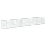 vidaXL Coș gabion cu capac, 1000x50x150 cm, fier galvanizat vidaXL Coș gabion cu capac, 1000x50x150 cm, fier galvanizat