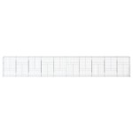 vidaXL Coș gabion cu capac, 1000x50x150 cm, fier galvanizat vidaXL Coș gabion cu capac, 1000x50x150 cm, fier galvanizat