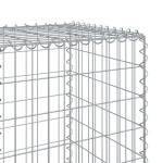 vidaXL Coș gabion cu capac, 1000x50x150 cm, fier galvanizat vidaXL Coș gabion cu capac, 1000x50x150 cm, fier galvanizat