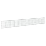 vidaXL Coș gabion cu capac, 1200x50x150 cm, fier galvanizat vidaXL Coș gabion cu capac, 1200x50x150 cm, fier galvanizat