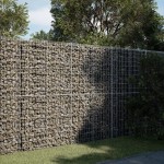 vidaXL Coș gabion cu capac, 200x50x200 cm, fier galvanizat vidaXL Coș gabion cu capac, 200x50x200 cm, fier galvanizat