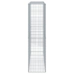 vidaXL Coș gabion cu capac, 200x50x200 cm, fier galvanizat vidaXL Coș gabion cu capac, 200x50x200 cm, fier galvanizat
