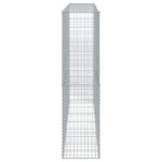 vidaXL Coș gabion cu capac, 300x50x200 cm, fier galvanizat