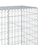 vidaXL Coș gabion cu capac, 500x50x200 cm, fier galvanizat vidaXL Coș gabion cu capac, 500x50x200 cm, fier galvanizat