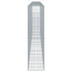 vidaXL Coș gabion cu capac, 600x50x200 cm, fier galvanizat vidaXL Coș gabion cu capac, 600x50x200 cm, fier galvanizat