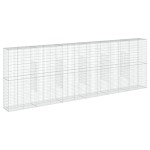 vidaXL Coș gabion cu capac, 600x50x200 cm, fier galvanizat vidaXL Coș gabion cu capac, 600x50x200 cm, fier galvanizat
