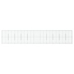 vidaXL Coș gabion cu capac, 1100x50x200 cm, fier galvanizat