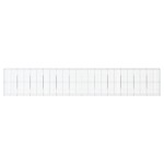 vidaXL Coș gabion cu capac, 1200x50x200 cm, fier galvanizat