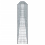 vidaXL Coș gabion cu capac, 1200x50x200 cm, fier galvanizat