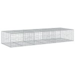 vidaXL Coș gabion cu capac, 300x100x50 cm, fier galvanizat vidaXL Coș gabion cu capac, 300x100x50 cm, fier galvanizat