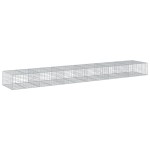 vidaXL Coș gabion cu capac, 600x100x50 cm, fier galvanizat vidaXL Coș gabion cu capac, 600x100x50 cm, fier galvanizat