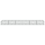 vidaXL Coș gabion cu capac, 600x100x50 cm, fier galvanizat vidaXL Coș gabion cu capac, 600x100x50 cm, fier galvanizat