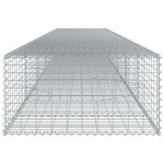 vidaXL Coș gabion cu capac, 600x100x50 cm, fier galvanizat vidaXL Coș gabion cu capac, 600x100x50 cm, fier galvanizat