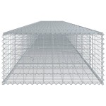 vidaXL Coș gabion cu capac, 1100x100x50 cm, fier galvanizat vidaXL Coș gabion cu capac, 1100x100x50 cm, fier galvanizat