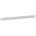 vidaXL Coș gabion cu capac, 1100x100x50 cm, fier galvanizat vidaXL Coș gabion cu capac, 1100x100x50 cm, fier galvanizat